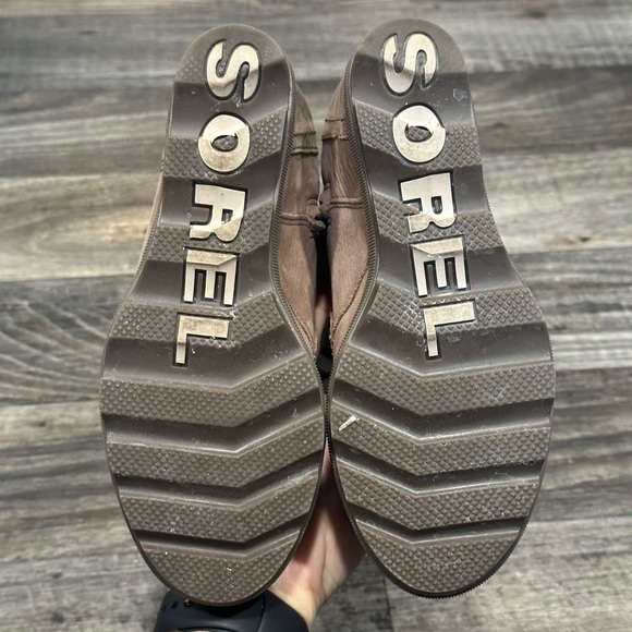 Sorel Joan of Arctic Wedge Tall Lace Up Boot in Ash Size 6 - Picture 9 of 11